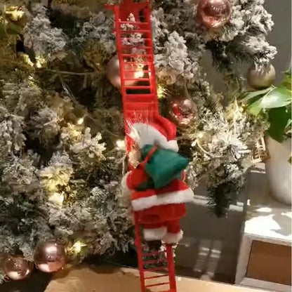 Electric Climbing Santa Doll